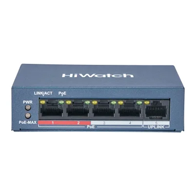 PoE Сетевой коммутатор HiWatch DS-S504GP