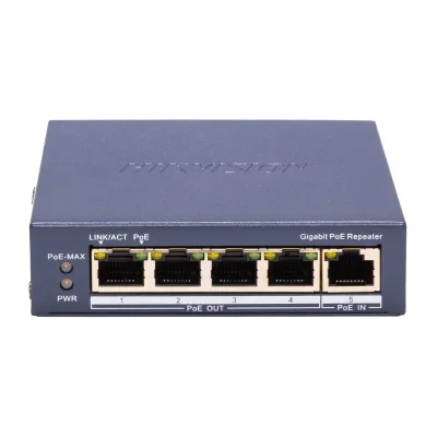 PoE Повторитель Hikvision DS-3E0505P-E/R